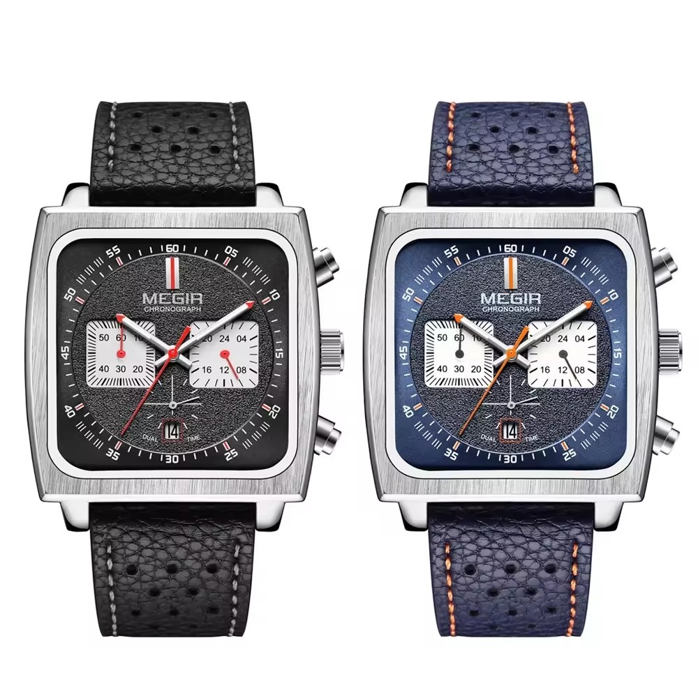 Omega Watch Constellation - MEGIR 2182 Luxury Fashion Sports Chronograph