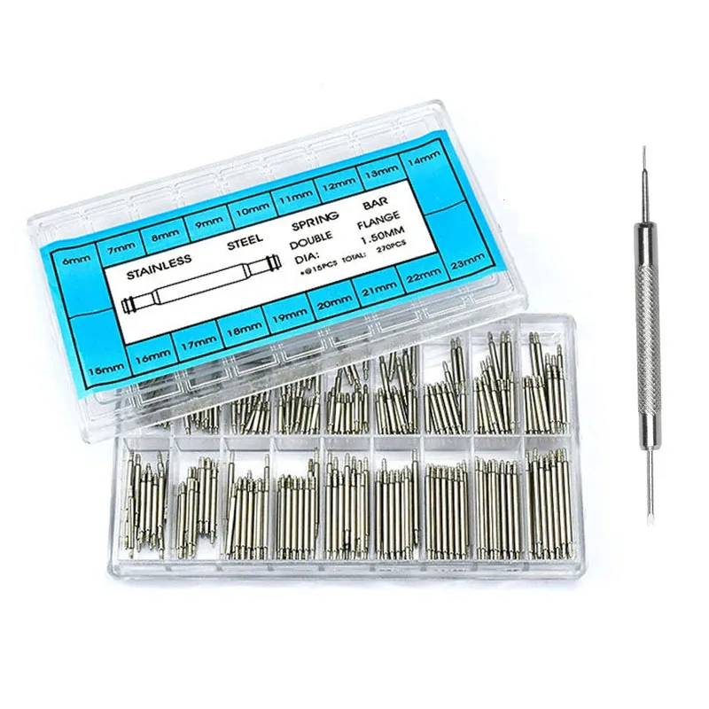 Spring Bar Tool Set - 360PCS/Box 8-25mm Stainless Steel Watch Band
