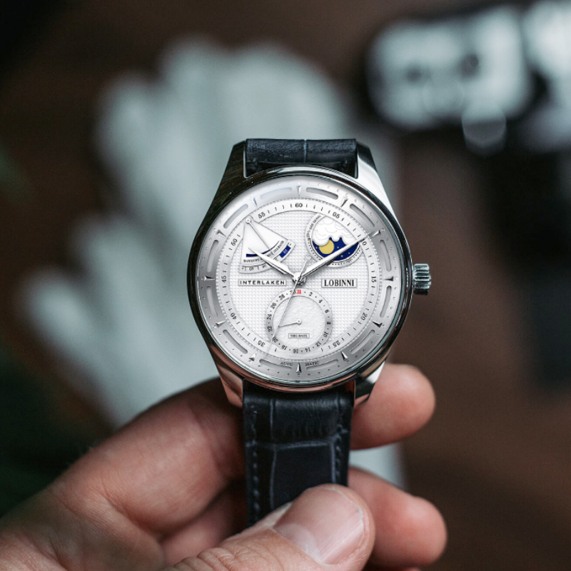 Lobinni Moon Phase Seagull Wat - Omega Watch Constellation review and price