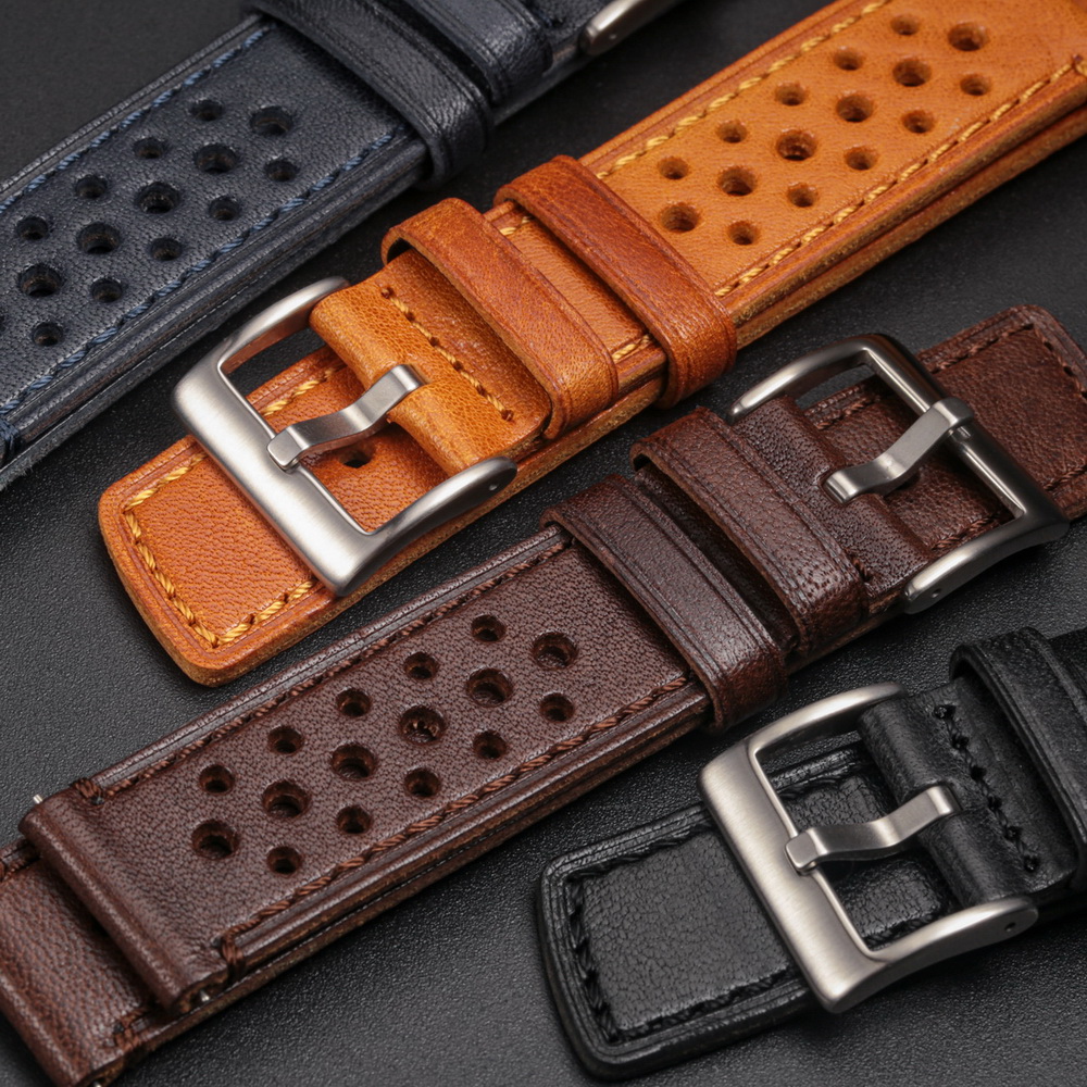 Hemsut Genuine Leather Watch B - Suede Strap Watch review and price