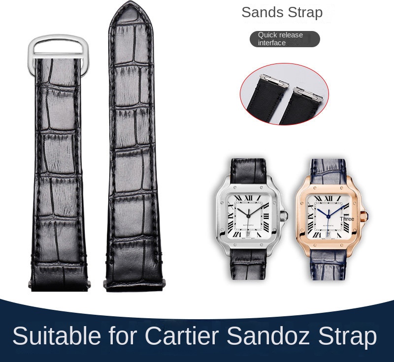 21mm 19mm Cow leather Watch St - Cartier Watch Tank review and price