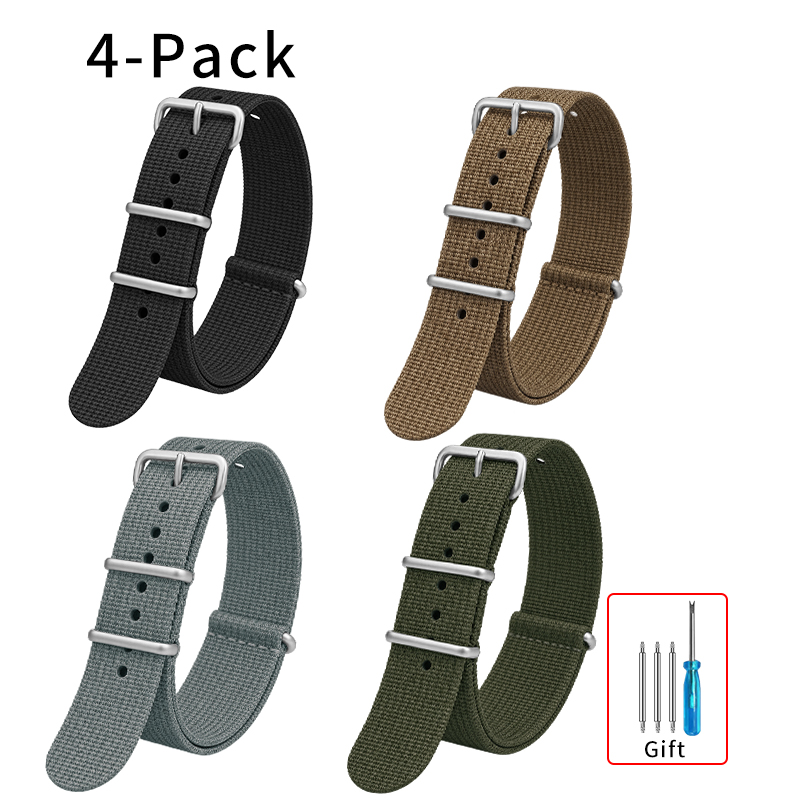 Premium Quality Ribbed Nato Ny - Nato Strap Nylon review and price