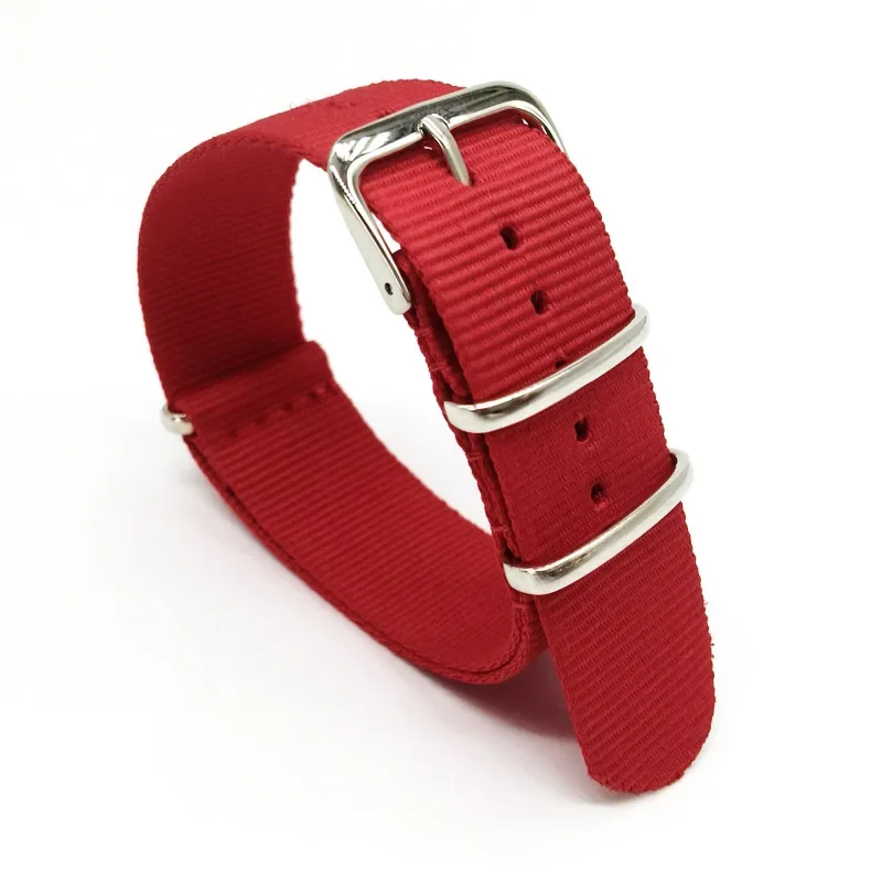 Red Nylon Strap Men&Women 18mm - Nato Strap Nylon review and price