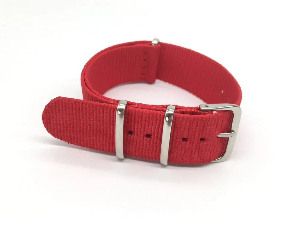 Red Nylon Strap Men&Women 18mm - Nato Strap Nylon review and price