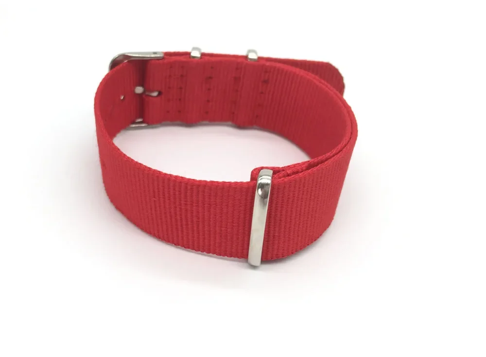 Red Nylon Strap Men&Women 18mm - Nato Strap Nylon review and price
