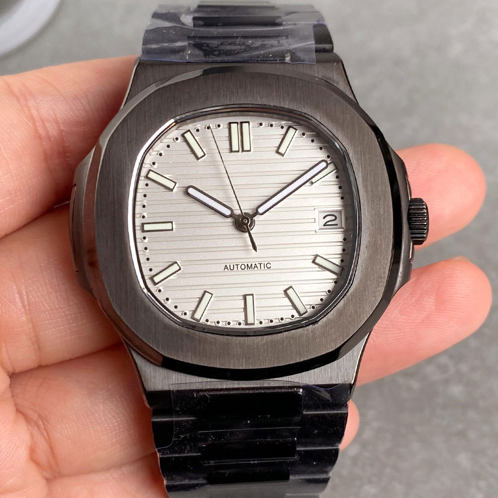 PVD Black Automatic Watch for  - Patek Philippe Watch Nautilus review and price